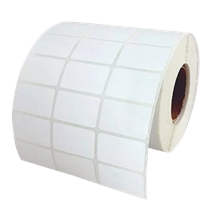 ROLLO DE ETIQUETA ADHESIVAS POLIPROPILENO 3X2CM 3 FILAS