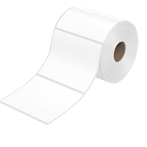 ROLLO DE ETIQUETAS DE POLIPROPILENO PLASTICO DE 10CM X 7.5CM  ROLLO POR 500 TUCO 1"